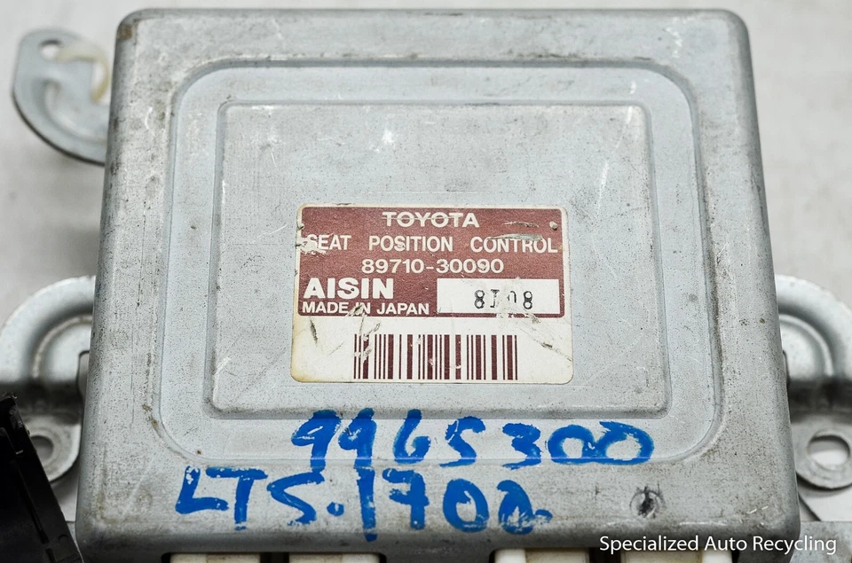 LEXUS GS300 1998-2003 MEMORIA DE CONTROL DE POSICIÓN DE ASIENTO 89710-30090 OEM Foto 2 de 4