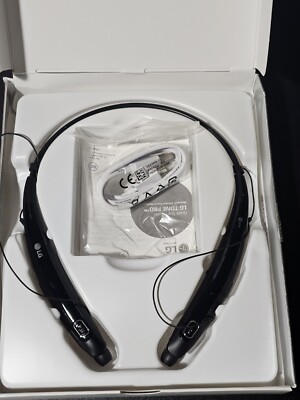 Genuine LG Tone PRO HBS-770 Bluetooth Wireless Stereo Headset  BLACK OPEN BOX 