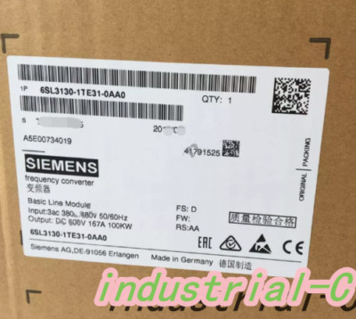 SIEMENS S120 BASIC LINE MODULE 6SL3130-1TE31-0AA0
