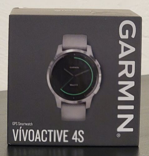 Garmin vívoactive 4S 40mm Case with Silicone Band GPS Running Watch - Powder...