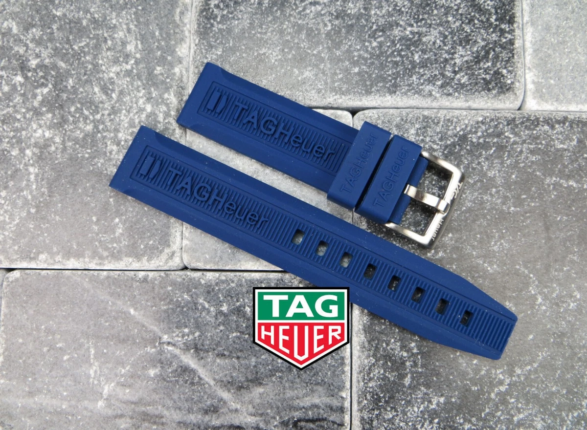 TAG Heuer Blue Rubber Wristwatch Bands for sale | eBay