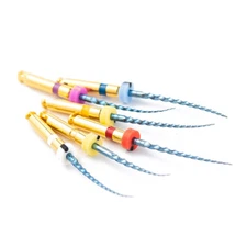 6pc Endodontic Dental Endo Files X3-Pro Gold Taper 25MM Root Canal Rotary Files