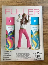 Vintage Fuller Brush Advertising Brochure Cosmetics Cleaners Toiletries 1969