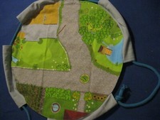 Spielzeugsack Spielzeugbeutel  Spielmatte & Aufräumsack Bauernhof 58cm