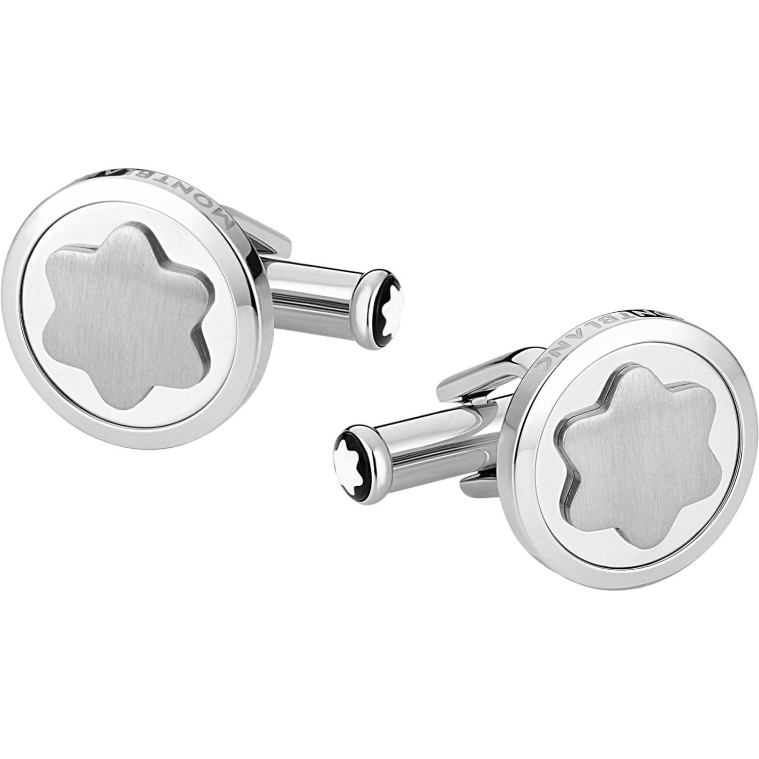 Montblanc Star Cufflinks 116660 Cufflink Cufflinks Star Emblem Steel Men 66590₽