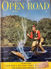 OPEN ROAD Magazine March 1950 Roy Sievers St. Louis Browns Baseball