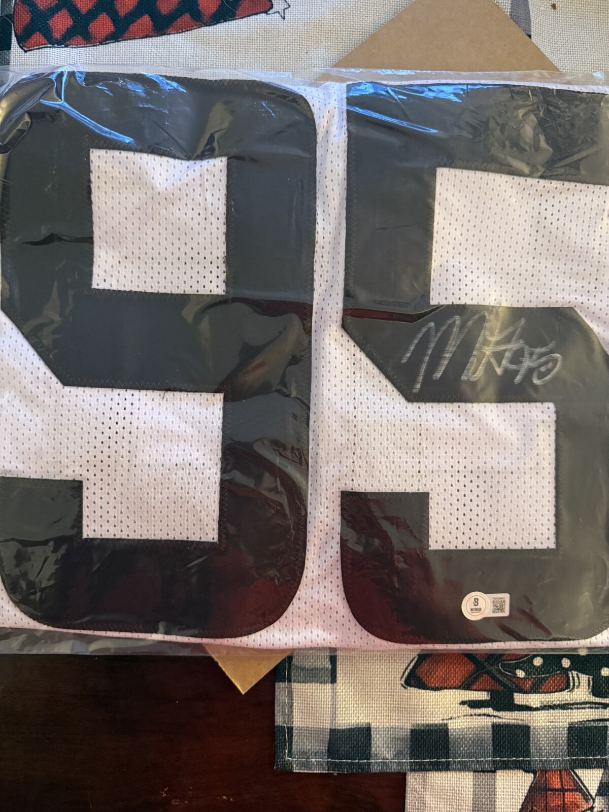 Authentic Myles Garrett Autographed Signed Jersey XL 