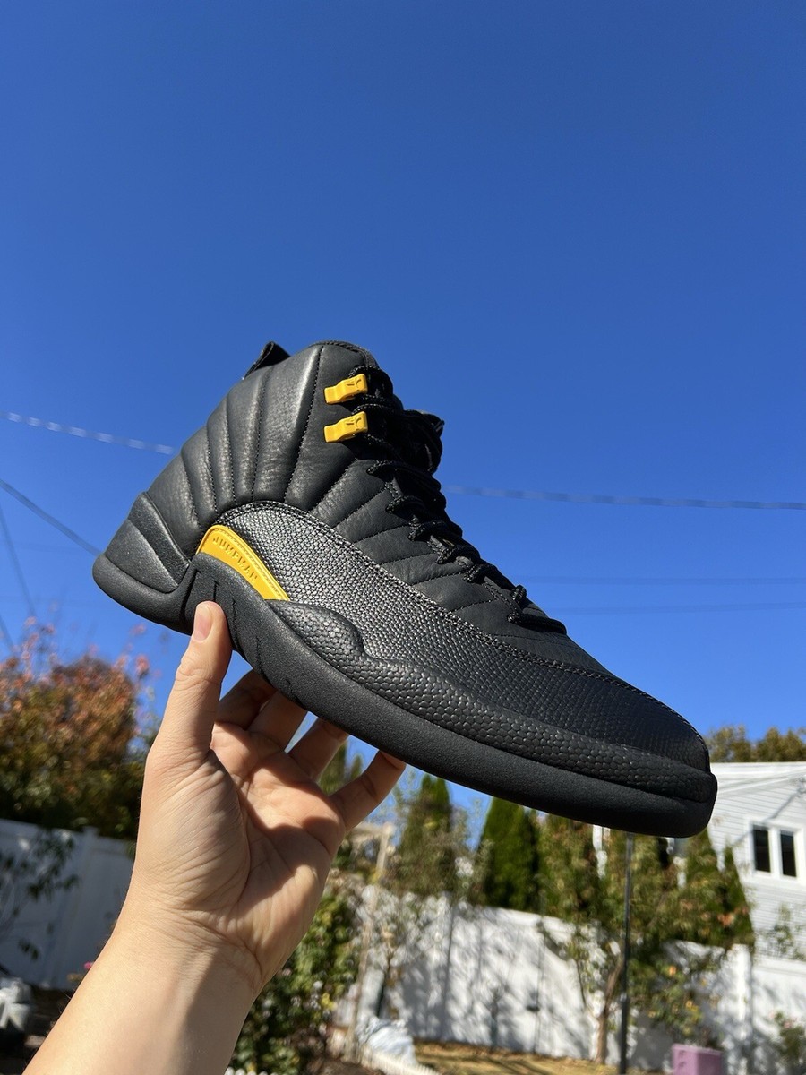 Air Jordan 12 Retro Black Taxi Size 12.5 Sz 12.5 CT8013-071 Men's