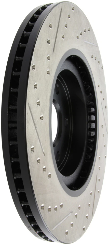 Stoptech For Infiniti G37 / Nissan 370Z SportStop Slotted & Drilled Front - Image 3 of 4