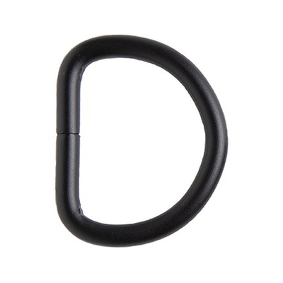(1,48 EUR/Stck) Solide D-Ringe - 19mm - Schwarz (Nickelfrei), 6er Pack, Tandy