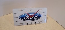 Vintage Ford Automotive Wall Clock Rare License Plate 6x12 Vintage Ford Automotive Wall Clock Rare License Plate 6x12