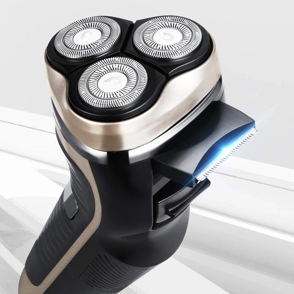 POVOS PQ8300 Afeitadora Eléctrica Flotante 3D Impermeable para Hombres - USB Recargable Foto 3 de 4