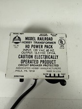 VINTAGE 1977 AHM MODEL RAILROAD HO POWER TRANSFORMER Model 70277