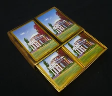 Vintage Monticello Double Deck Congress US Playing Card Co. Complete NO JOKERS