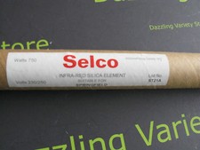Selco Infra Red Silica Heater Element 750W 240V Springfield 492mm 19 3/8" ST21A