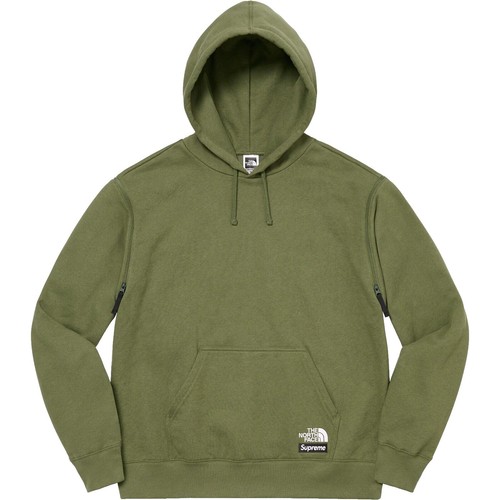 Supreme S Logo Split Hooded Sweatshirt XL in Green Cotton 21AW | eBay