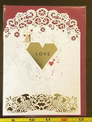 Karte Love I Love You More Valentinstag Valentinstag Karte Neu mit Umschlag