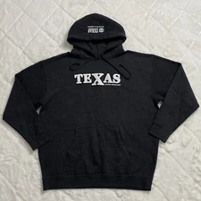 Texas Motor Speedway Size XL Gray Pullover Hoodie Spell-Out Independent Trading