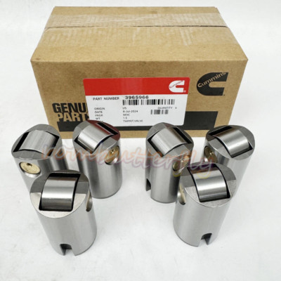 6 Pack 3965966 Cummins Tappet Valve Cam Followers for 8.3L 6CT ISC ISL QSL 8.9L