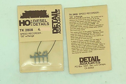 DETAIL ASSOCIATES American HO Scale Detailing Parts - Multi Listing - Picture 165 of 203