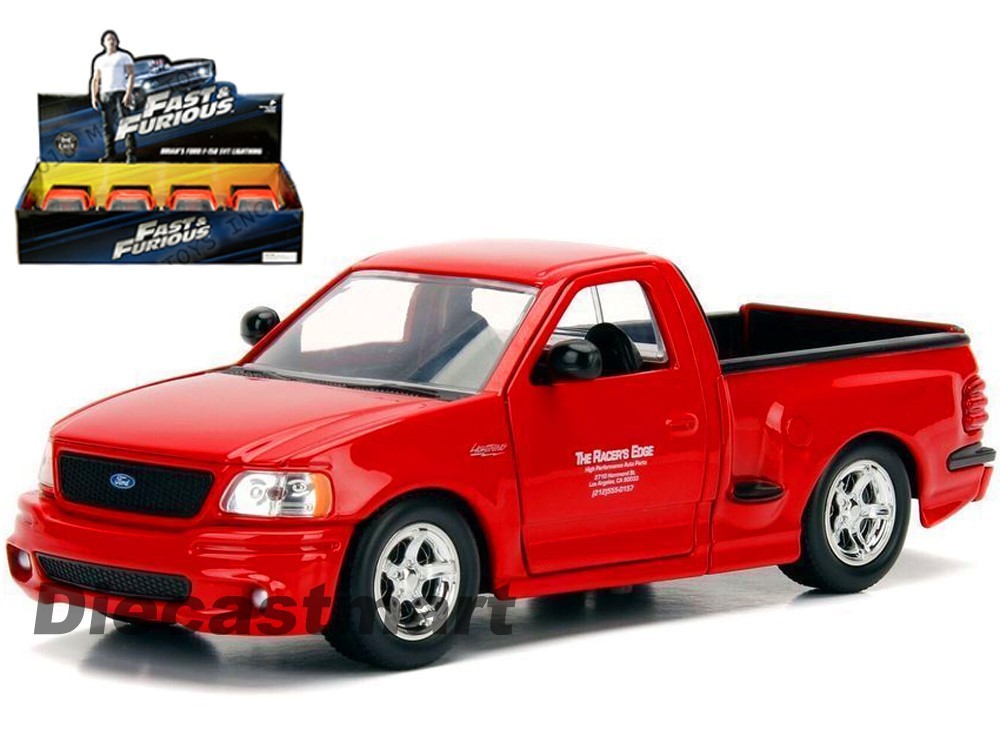 Fast & Furious Brian's 1999 Ford F-150 SVT Lightning Red by Jada 1