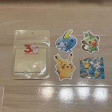 Pokemon Timeless Adventure Pokemon Center Stickers 4-Piece Set, No Scorbunny