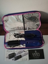 Calista Tools Perfecter Pro Grip Digital Fusion Hair Brush Styler W/Travel Bag  