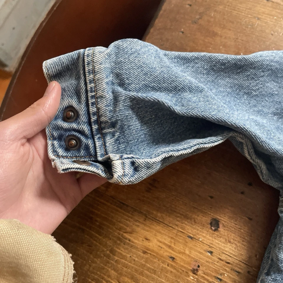 Chaqueta vaquera vintage Little Levi’s naranja con lengüeta talla 4T EE. UU. DE COLECCIÓN Foto 4 de 4