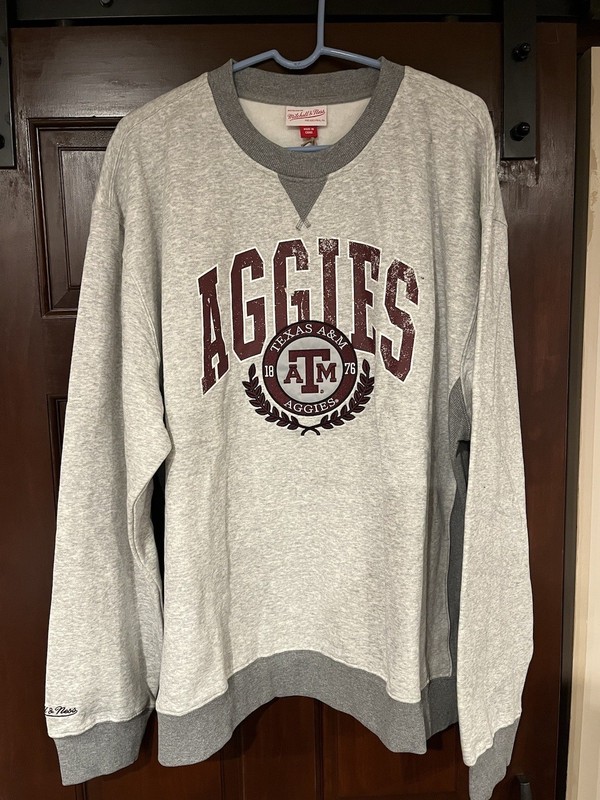Mitchell & Ness Texas A&M Aggies Fleece Sweatshirt Men's 2XL