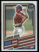 2026 Panini Stars & Stripes Prizm USA Baseball #51 Landon Green Silver (i20533)