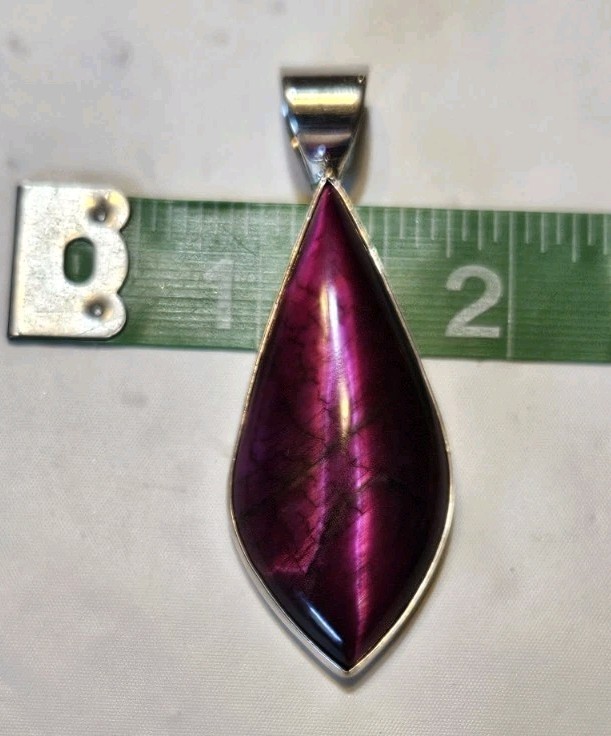 Jay King DTR Ruby Sterling Silver 925 Pendant And… - image 13