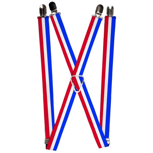 `Suspenders - 1.0`` - Stripes Blue/White/Red` (Us Import) ACC NEU-image