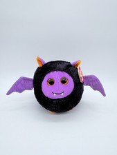 Ty Beanie Ballz Batty the Black Bat Plush Stuffed Animal Halloween 5  2013
