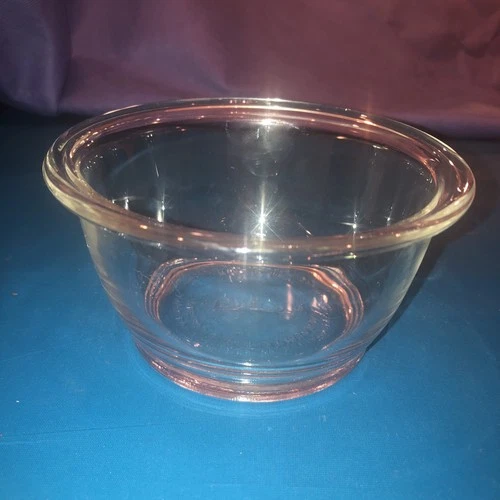 Vintage Pyrex 8200 1-2/3 Cup/390ml Clear Glass Lipped Bowl Made in USA