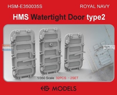HSME350035E 1:350 HS Models Royal Navy HMS Watertight Doors Type 2