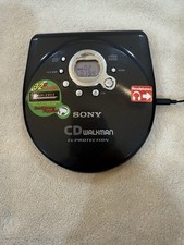 Sony CD Walkman D-EJ711 Portable CD Player G-Protection Black. Read Description
