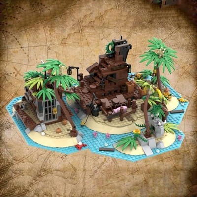 MOC-117866 Pirate Island Barracuda Bay 952pcs Building Blocks Toy Set
