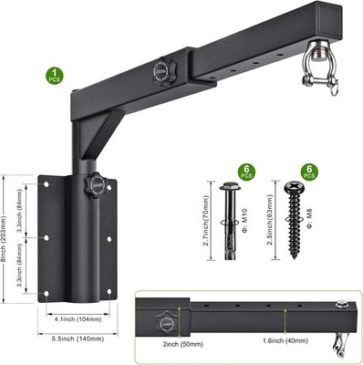 BeneLabel Wall mount punching bag hanger