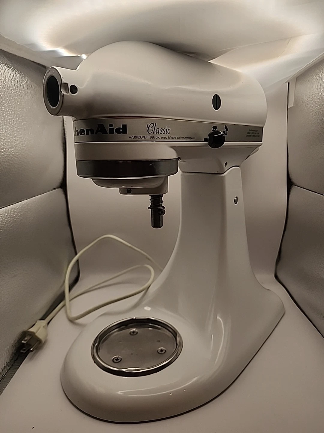 KitchenAid Classic Tilt Head Stand Mixer K45WSSWH Works No Bowl Unit Only
Opens in a new window or t