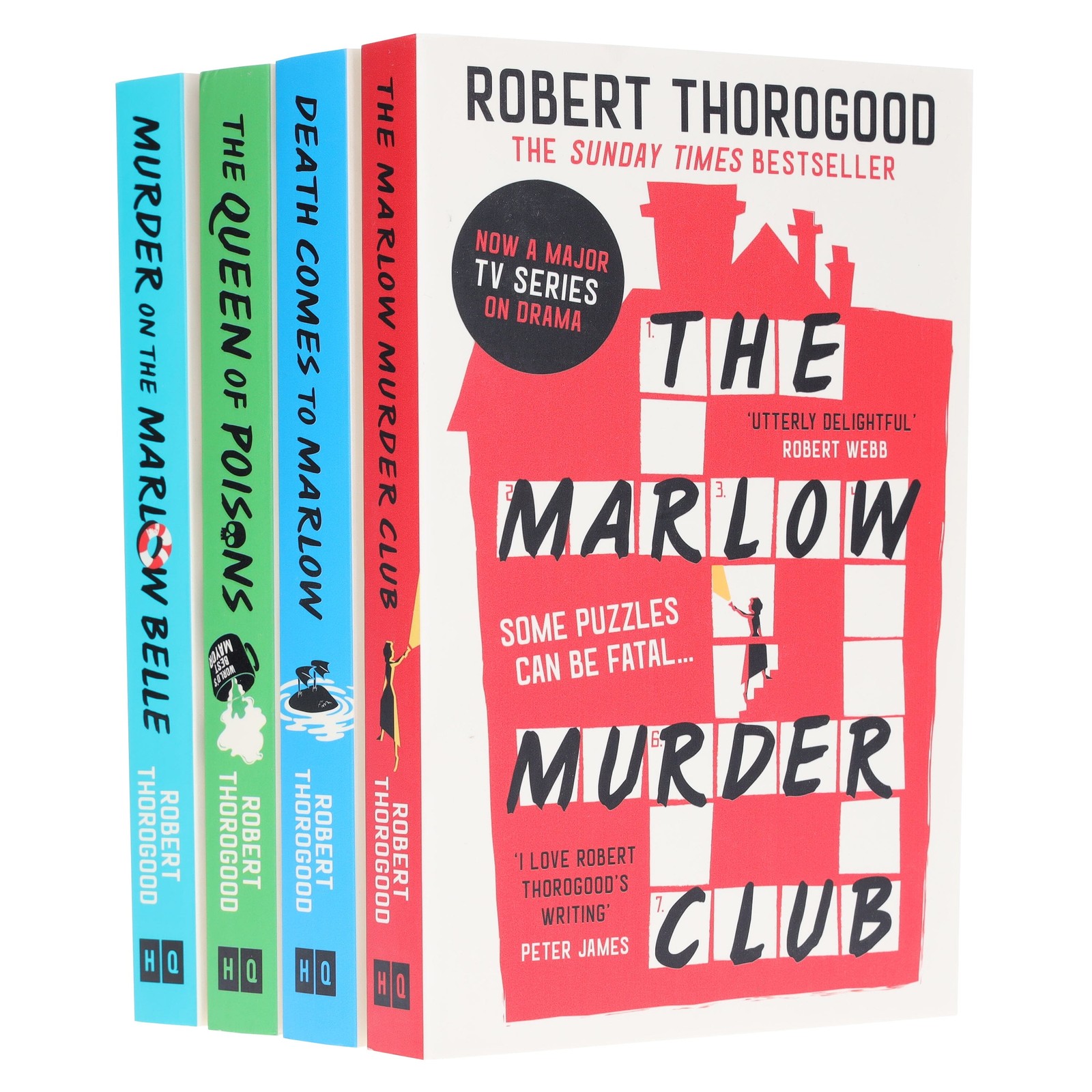 The Marlow Murder Club Mysteries By Robert Thorogood: 4 Books Set - PB