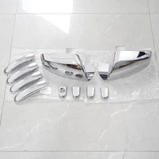Chrome Fits 10-17 GMC Terrain Chevy Equinox Mirror Covers+Door Handle Covers Set