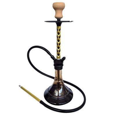 Premium Shisha ''Dark Cloud'' 59cm in Schwarz   mit Klick-System