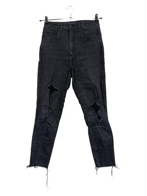Abercrombie & Fitch Jean Femme Noir Délavé Skinny (EU 36, INT S, W28) - Photo 1/4