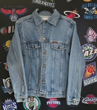 Zara Womens Distressed Oversized Denim Jacket UK 14 Medium Blue Cotton Biker