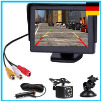 RüCkfahrkamera Auto 4,3 Zoll Monitor 12 Led Nachtsicht