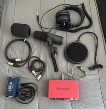 Attrezzatura musicale home studio Shure Focusrite Scarlett 2i2 Cloudlifter CL-1 PACCHETTO