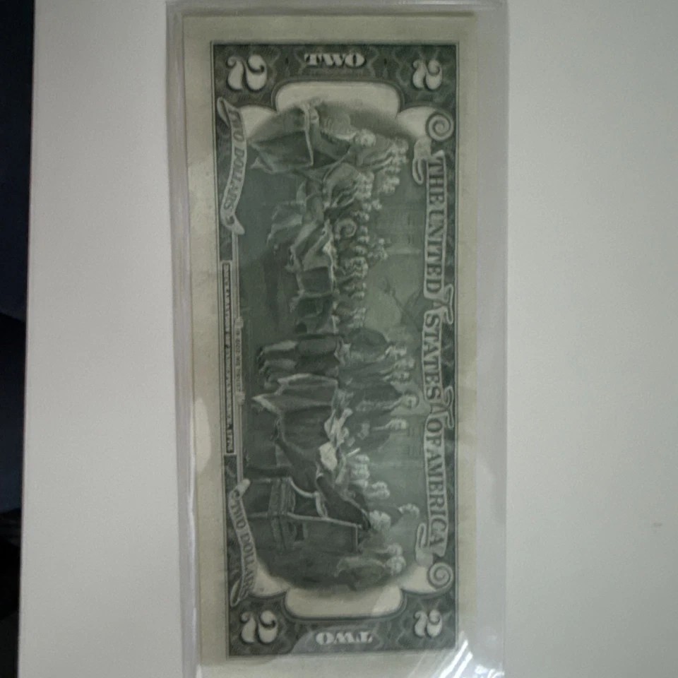 1976 $2 FRN Bicentennial Two Dollar Note Uncirculated - Image 2 of 4