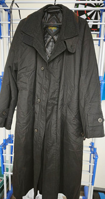 bugatti Herren Mantel Jacke XL Schwarz GORE-TEX Baumwollmischung Stepp