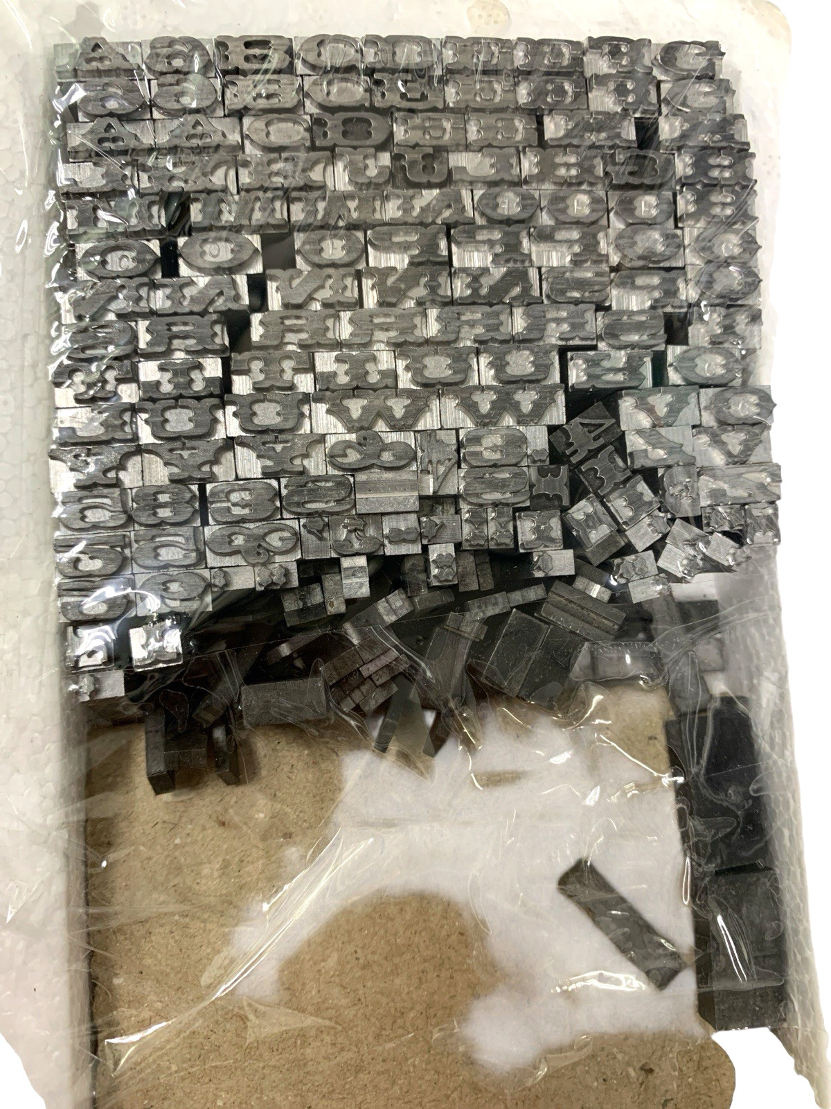 Vintage Letterpress Type Metal Lot 117 Ornate Initials Monograms, Slugs & Leads