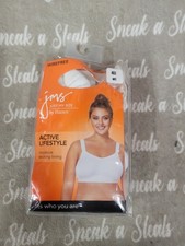 Just My Size Women's Full Figure Active Lifestyle Wirefree Bra 46D